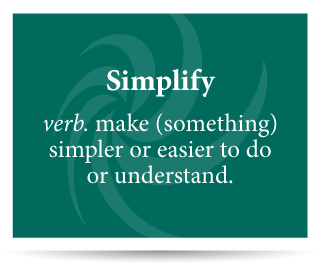 Simplify